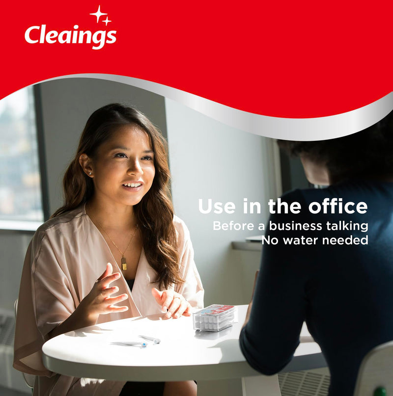 [Australia] - cleaings¬Æ Disposable Toothbrushes with Toothpaste Mini Travel Oral Care, 4-in-1 (Mini Brushes+Toothpaste+Tongue Scraper+Pick) Portable for Work,Camping Essentials(Intense Mint), 24 Count (Pack of 1) Intense Mint 