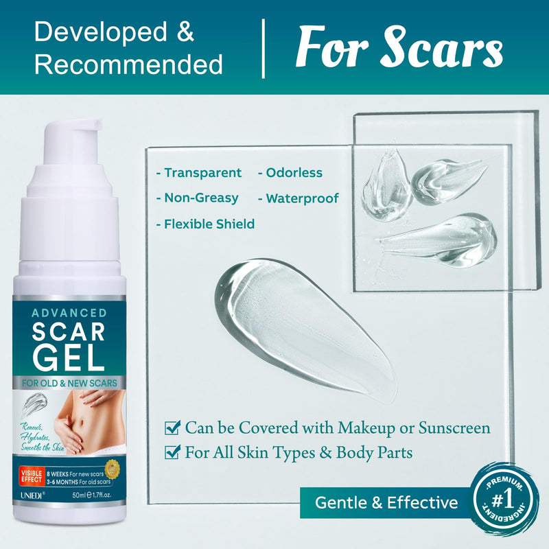 [Australia] - Scar gel 50g scar cream for C-section, operations, burns, keloid, acne, scar gel that can be used with scar tape (4cmx300cm) 