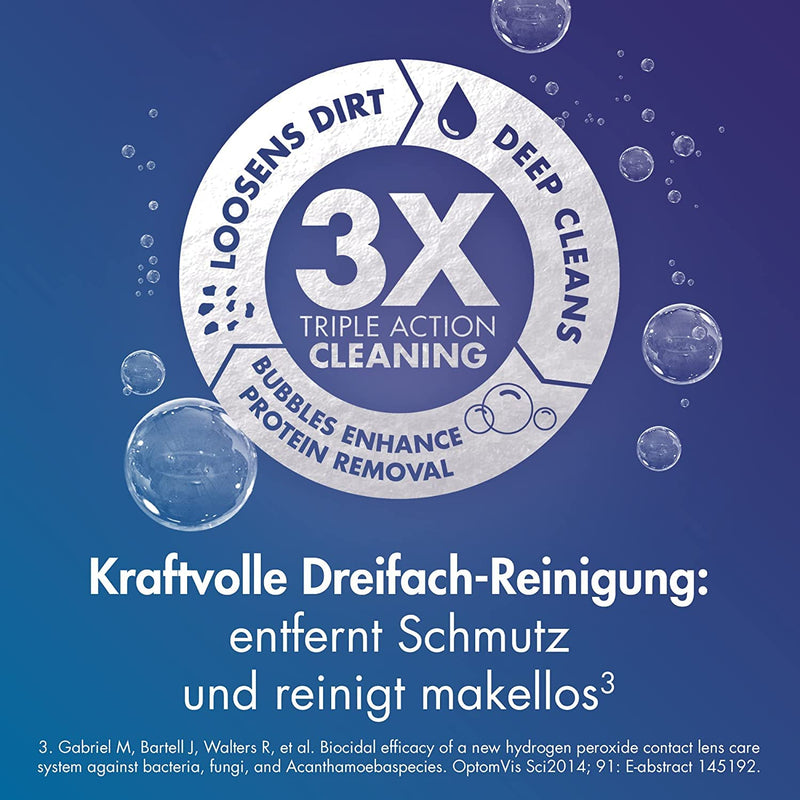 [Australia] - Aosept Plus with Hydraglyde contact lens care product, supply pack, 2 x 360 ml 2x360 ml 