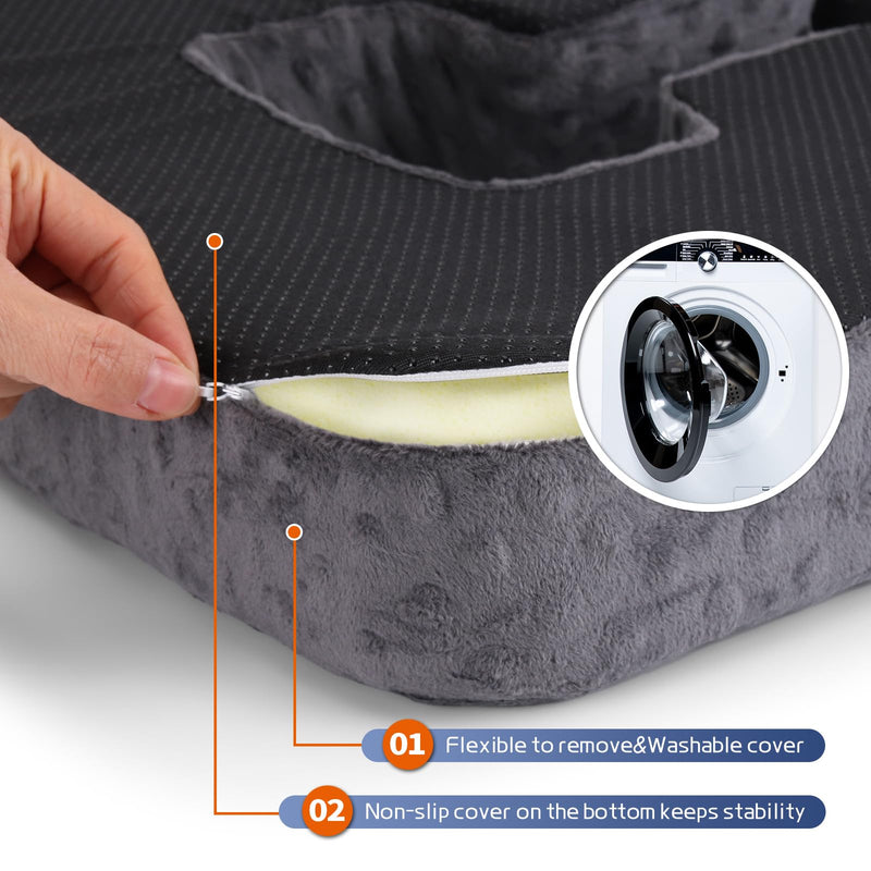 [Australia] - Donut Pillow, Hemorrhoid Pillow for Relieve Tailbone, Sciatica, Hemorrhoid Pain, Ergonomic U-Shaped Cushion with Hollow Zone, Portable Seat Cushion Suitable for Wheelchair, Car Seat, Long Flights 