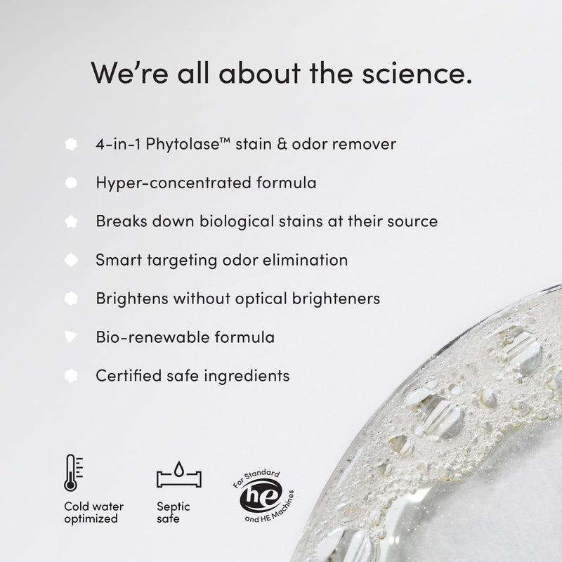 [Australia] - Dirty Labs | Scent Free | Bio Enzyme Laundry Booster | 48 Loads (1 lb) | Hyper Concentrated | High Efficiency & Standard Machine Washer | Nontoxic, Biodegradable | Stain & Odor Removal Enzyme Booster 