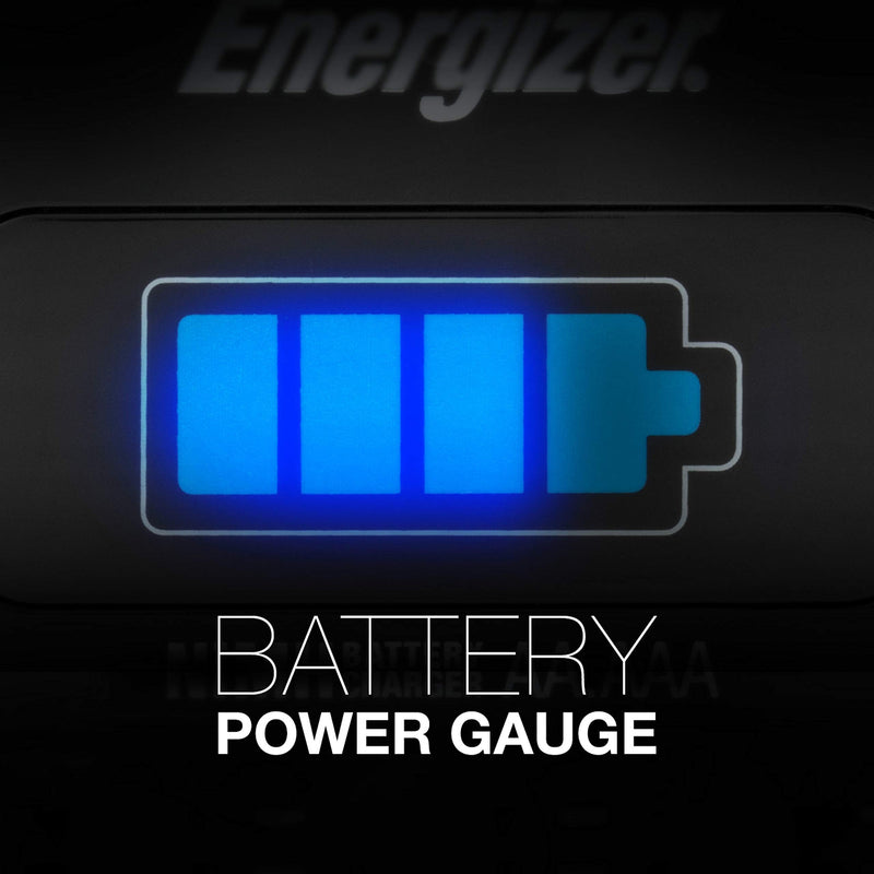 Energizer AA/AAA 1 Hour Charger with 4 AA NiMH Rechargeable Batteries (Charges AA or AAA batteries in 1 hour or less) - Packaging May Vary Battery Charger 1 COUNT