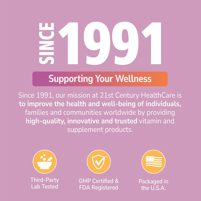 21st Century Hair, Skin and Nails Extra Strength Tablets, 90 Count (27847) | Extra-Strength Hair, Skin & Nails Formula with Biotin & Vitamins A, C & E, Beauty Support