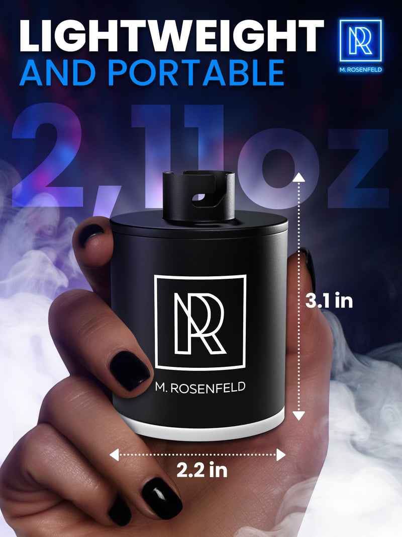 [Australia] - M. ROSENFELD Hookah Pump with 1300 mAh Rechargeable Battery - Electric Hookah Air Pump Kit with Led Light - Mini Hookah Pump Starter - Universal Shisha Hookah Starter Kit Helper - Hookah Starter Black 