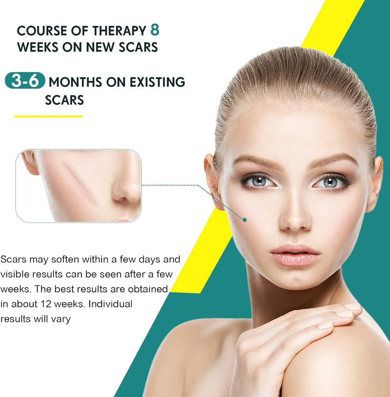 Medical-Grade Silicone Scar Tape Roll (1.6" x 118") Silicone Scar Sheets Keloid Bump Removal - Reusable Silicone Tape Scar Removal Strips, Scar Tape for Surgical Scars, C Section Scar Silicone Strips 1 Pack
