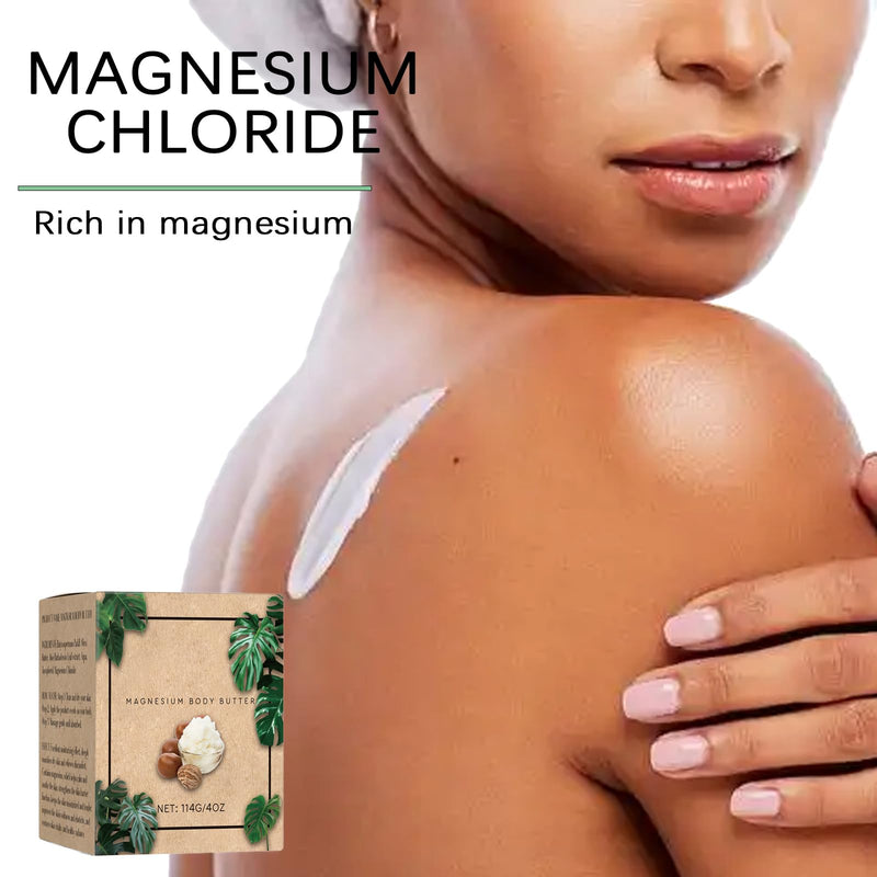 Mama-Bear Neuropathy Cream, Magnesium Body Butter,Magnesium Cream for Neuropathy, Deeply Moisturizes Skin, Keep Soft Smooth, Suitable for All Skin Types (114g/1pcs) white1pc
