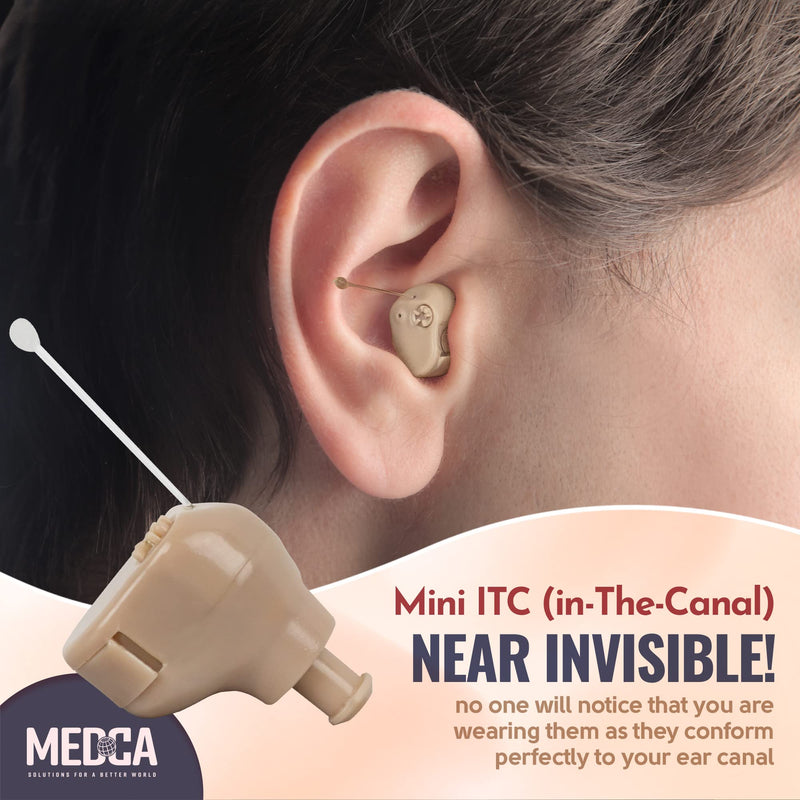 MEDca Hearing Ear ITC (Pair) "Extra Small" Second Generation