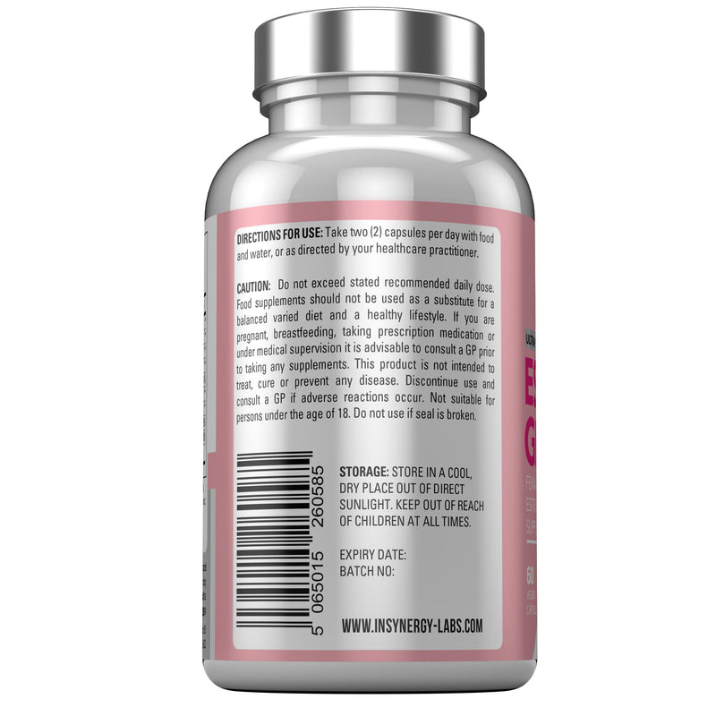 EstroGenix – Estrogen Tablets for Women (Highest Dosage in UK) Hormone Balance Supplement, Estrogen Booster Pills 60 Vegan Capsules 60 count (Pack of 1)