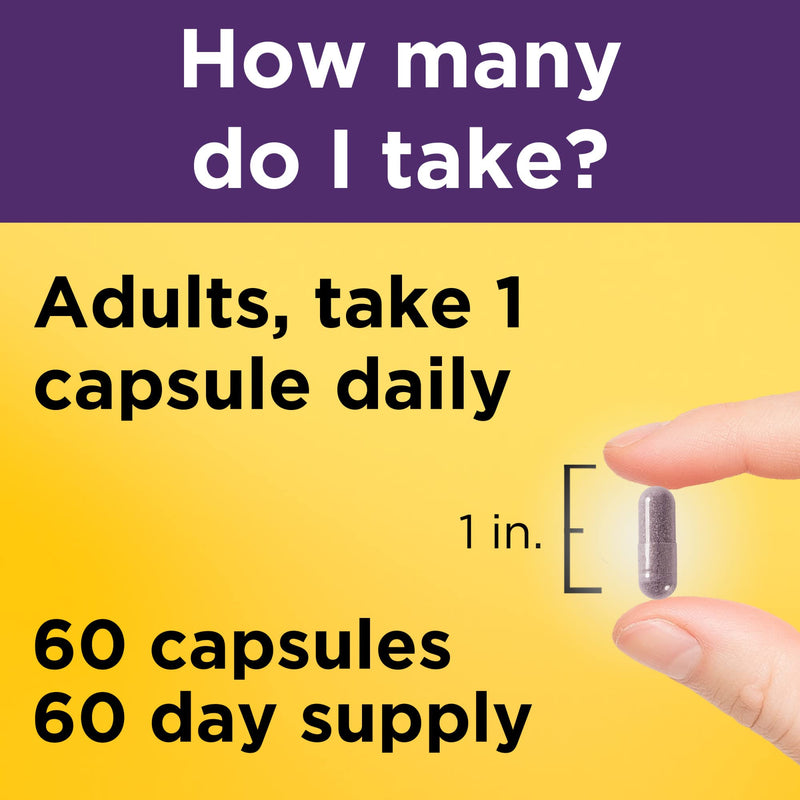 [Australia] - Nature Made Elderberry 400 mg Extract with Vitamin C and Zinc, Dietary Supplement for Immune Support, 60 Capsules, 60 Day Supply 