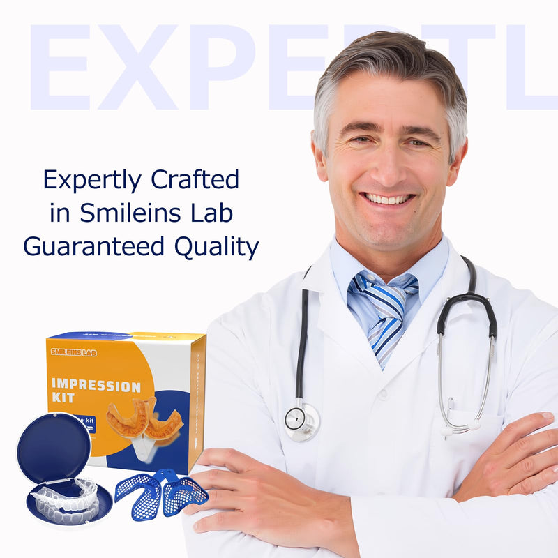 [Australia] - Custom Fit Night Guard for Bruxism & Teeth Clenching - Comfortable & BPA-Free - Protects Teeth & Reduces Jaw Tension - Includes Case & Easy-to-Use Mold Kit（Single One Upper or Lower Guard） 