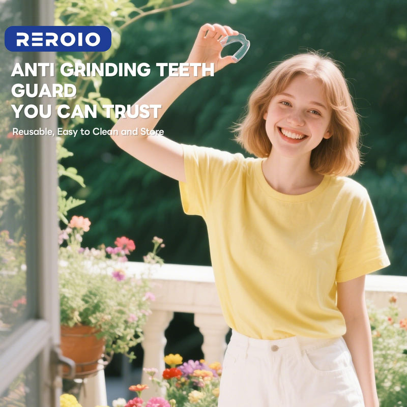 [Australia] - Mouth Guard for Grinding Teeth at Night, Teeth Grinding Mouth Guard for Sleeping, Perfect fit Night Guards for Teeth Grinding, 2 Size Mouthguard Available for Adults 1.8*2.2in+1.8*2.4in 4.0 