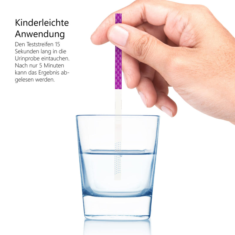 [Australia] - 10x LuxmedIQ rapid drug test opiates - drug test heroin morphine - urine test strips cut-off 2,000 ng/mL 