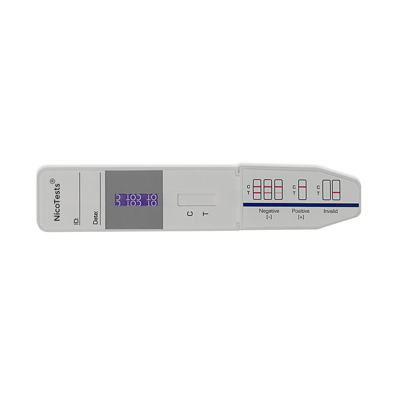 Nicotine/Tobacco Test Kit for Vapor Detection, Employment, Medical and Insurance - 10 Pack by NicoTests® 200 Ng Test. 10 Count (Pack of 1)