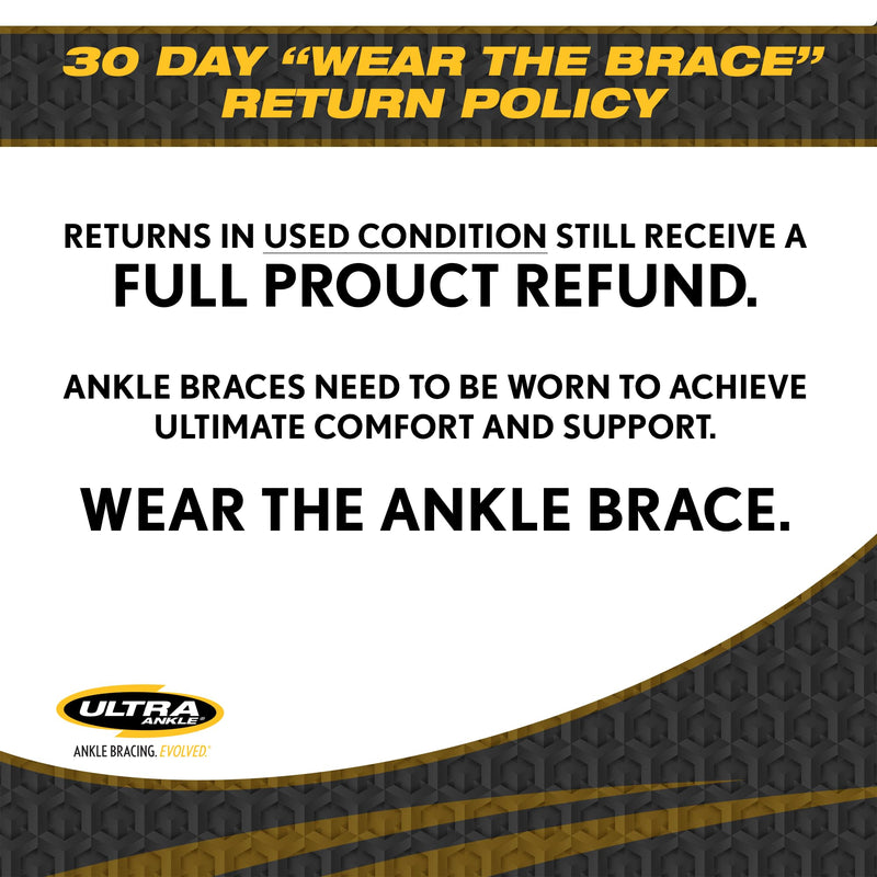 [Australia] - Ultra Zoom Ankle Brace – Hinge Design Promotes Faster Healing and Accelerated Recovery with Natural Protected Movement to promote Early Activity After Injury and Prevent Future Injuries in Life and Sport. Small/Medium Black 