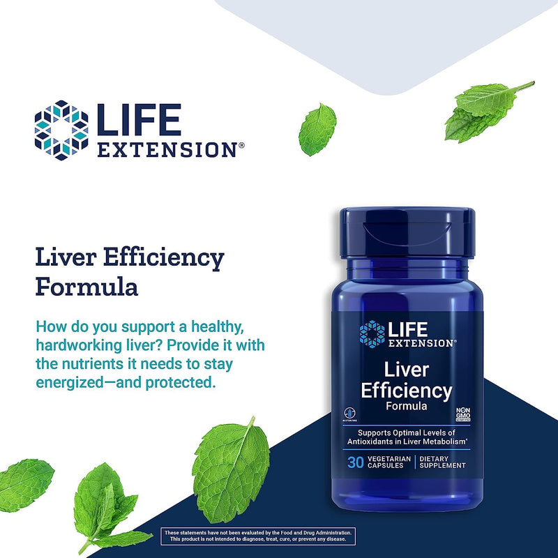 Life Extension Liver Health Support Bundle with Anti-Alcohol Complex and Liver Efficiency Formula