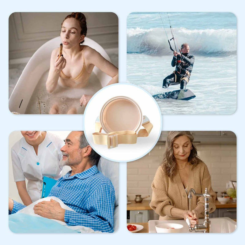 [Australia] - Ostomy Shower Cover,Ostomy Supplies,Stoma Waterproof Bath Cover for Ostomy, Colostomy, Ileostomy Shower Wound Protector 