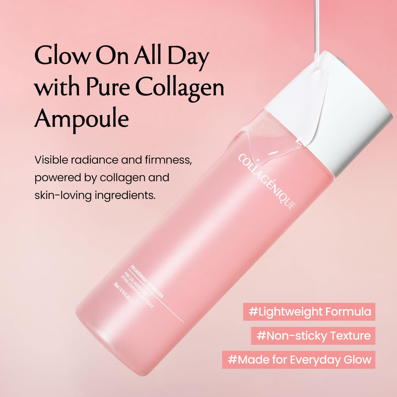 NEOGEN Collagenique Pure Collagen Core Lifting Essential Ampoule 8.79 oz / 260ml - Core Lifting7 Collagen Vita Complex, Collageneer, Vitamin B12, Elasticity, Moisturizing, Korean Skin Care | 260ml big-size (8x a 30ml serum), 2-in-1 toner + ampoule, 2% ...