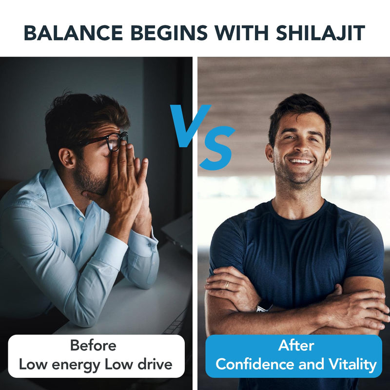 Shilajit High Potency Purified Himalayan Shilajit Resin with Fulvic Acid, Trace Minerals & Humic Acid, Vegan, Replenish Energy and Immune Support (Pack of 2) 30 g (Pack of 2)