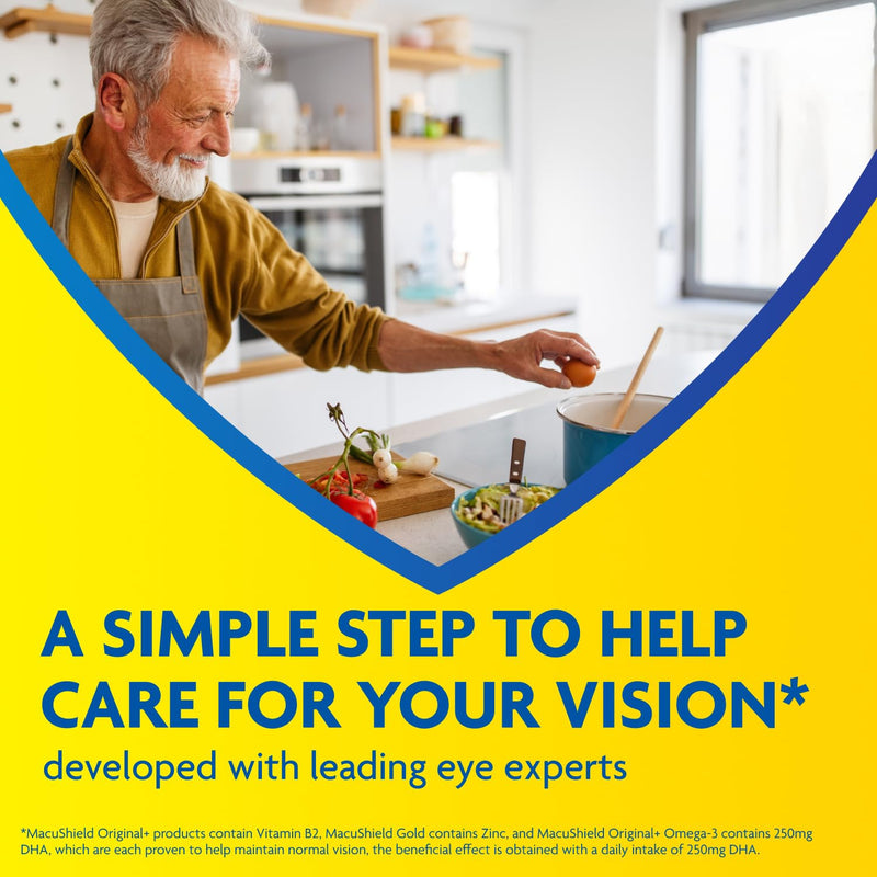 MacuShield Gold – 30-Day Pack, Eye Health Supplement* with Lutein, Zeaxanthin and Meso-zeaxanthin, as Well as Zinc which Helps Support Normal Vision