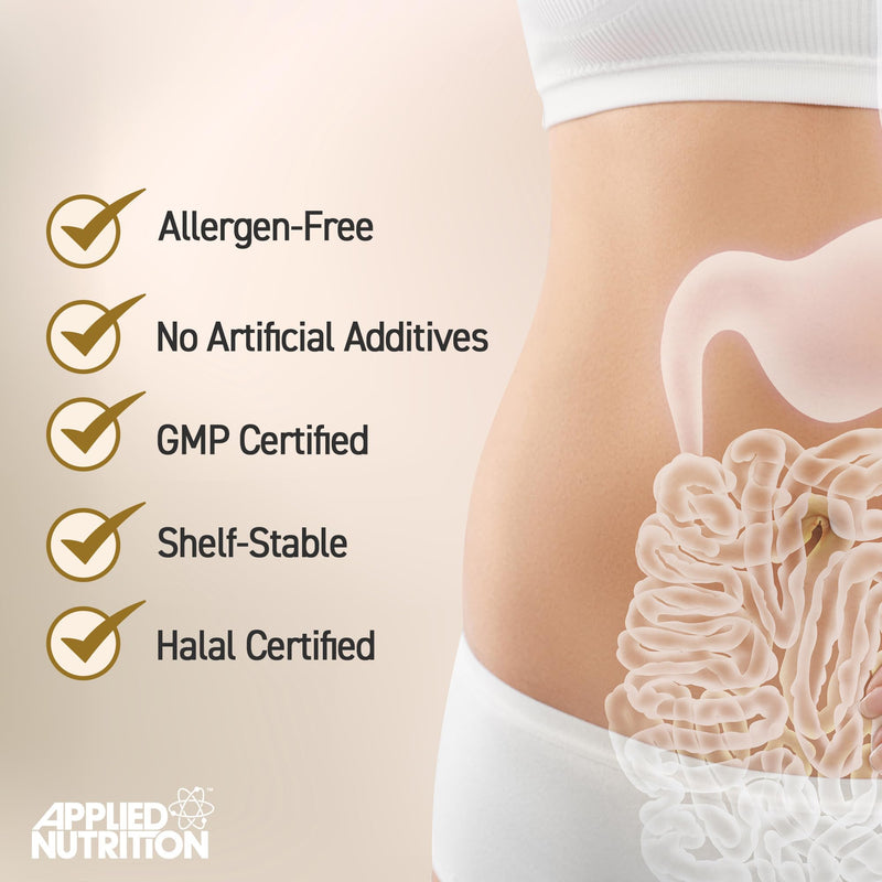 Applied Nutrition - Solutions - Gut Health - Advanced Digestive Support - Best Gut Repair - Best Immune Booster - Optimal Health Benefit - (60 Capsules – 30 Servings)
