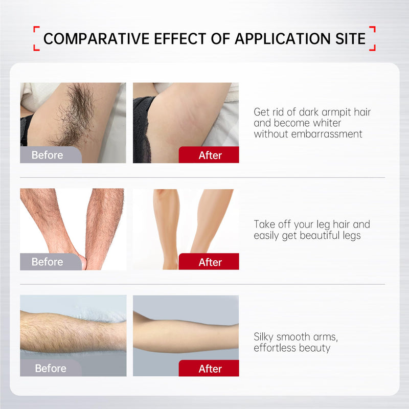 [Australia] - VGO Painless Hair Removal Cream for Women & Men, Hair removal cream for body, back & legs, All Skin Types, 4.06oz w/Spatula 4.06 Ounce (Pack of 1) 