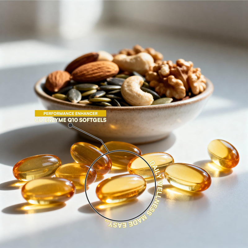 Co Enzyme Q10 30mg | 90 Softgels | Heart Brain & Energy Support | Antioxidant | High Absorption | Ubiquinone