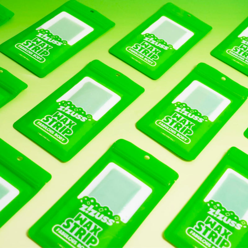 Fabulous Body Wax Strips for Hair Removal, 20 Count - Waxing Strips for Legs, Arms, Armpits and Wide Parts + After Waxing Wipe with 100% Almond Oil