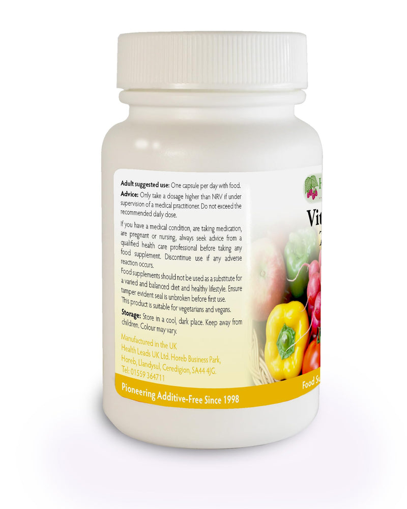 Vitamin B1 100mg x 90 Capsules, Magnesium Stearate Free & No Nasties, Easy to Swallow Small Capsules, Thiamine contributes to Healthy Metabolism and Healthy Heart Function, Made in Wales