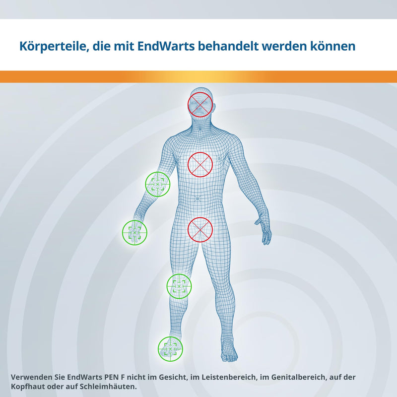 [Australia] - EndWarts PEN F: Remove warts, wart remover with formic acid, for wart removal, pen for approx. 30 treatments Blue 3 ml 