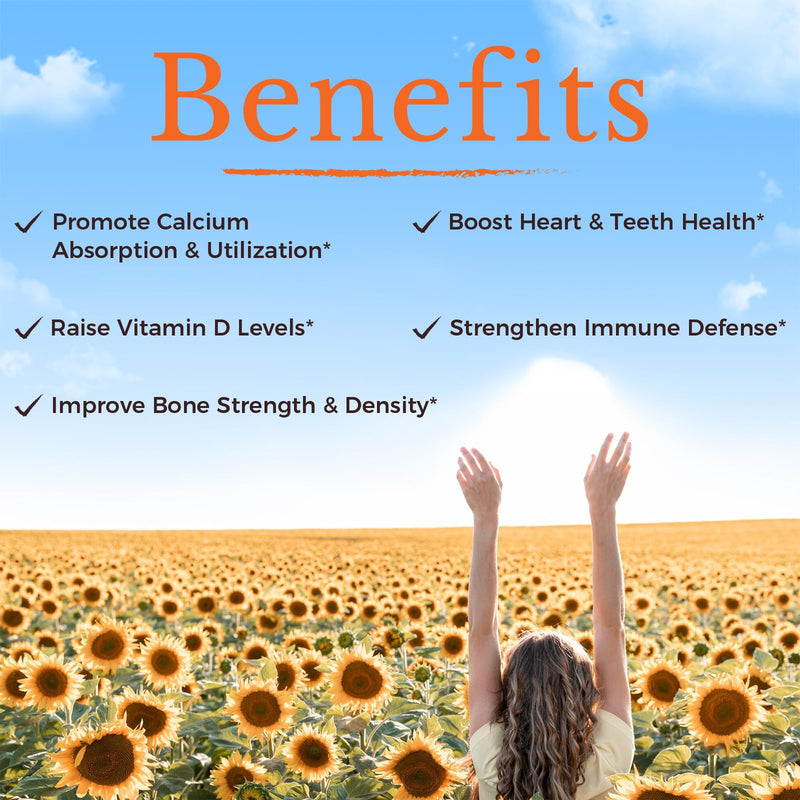 [Australia] - Vitalitown Vitamin D3 K2 Supplement, Vitamin D3 10000 IU Vitamin K2 (MK7) 200 mcg, 90 Softgels, Non-GMO, No Gluten & Soy, for Bone, Teeth, Immune & Heart Health 90 Count (Pack of 1) 