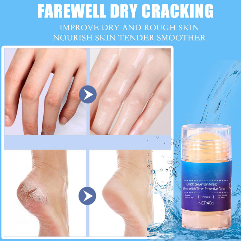 [Australia] - Lexenic Anti-Crack Foot Cream - 2pcs Foot Care Cream for Dry Cracked Heels and Feet, Moisturizing | Softening | Nourishing, Remove Dead Skin And Softening Dry Skin 2pcs set 