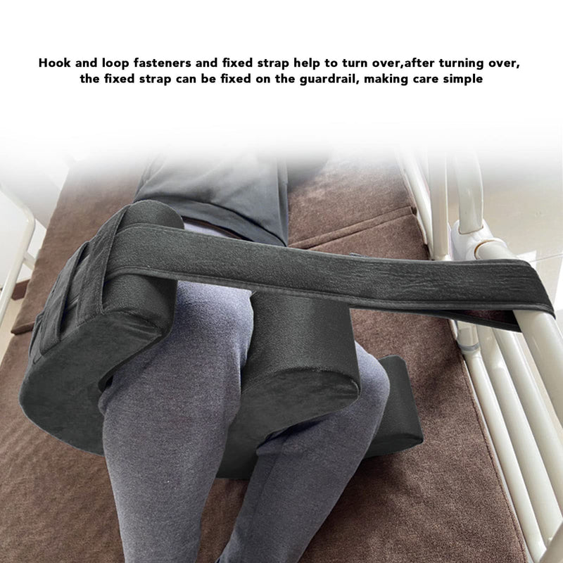 [Australia] - ZJchao Bed Patient Turning Device U Shaped Pillow Soft Flanged Cloth Multifunctional Turning Pillow Anti Bedsore Paralyzed Bed Care Products to Help The Elderly Turn (Grey) 