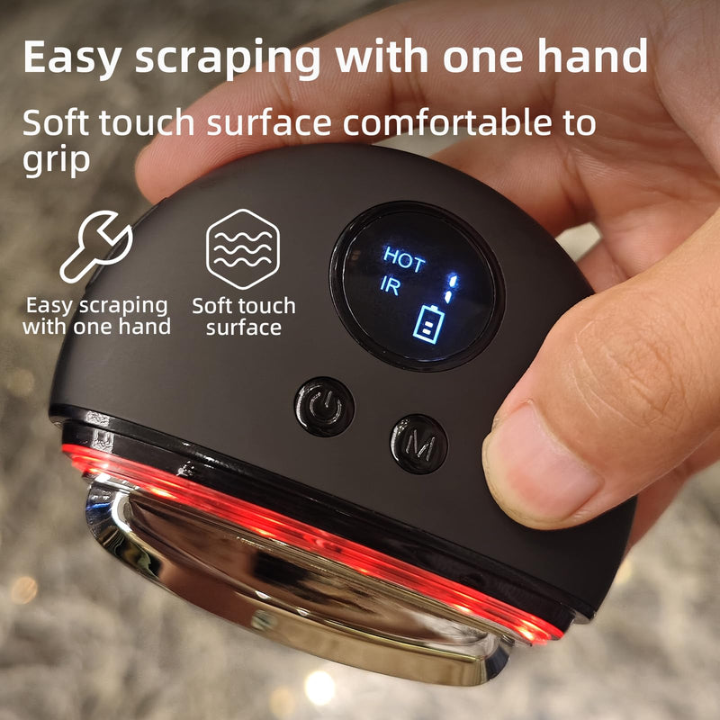 [Australia] - NHO Electric Fascia Knife, Heating and Vibration, Muscle Scraper Tool, Fascia Blaster, Fascia Tool Massage Tools for Deep Tissue, IASTM, Trigger Point Massage Tool, Gua Sha, Myofascial Release Tool 