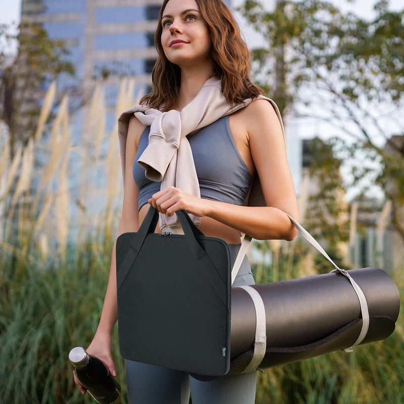 [Australia] - Beautyflier Carrying Bag for Body Composition Monitor Scale, Digital Bathroom Scale Storage Bag, Travel Carrier Case - 13.5 x 13.5 x 1.2 IN, Fits Most Smart Scale for Body Weight (Bag Only) 