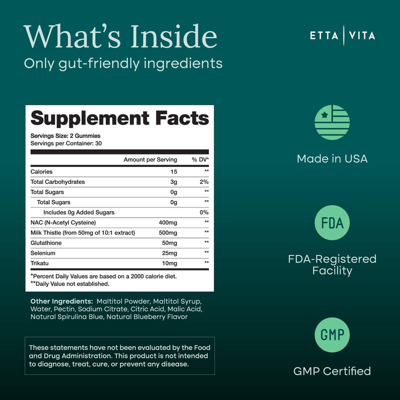 [Australia] - Sugar-Free NAC Gummies, N-Acetyl Cysteine Supplement with Milk Thistle, Glutathione, & Selenium, NAC Complex for Energy, Respiratory Health, Liver Detox & Cleanse, Kidney, Antioxidant Support 