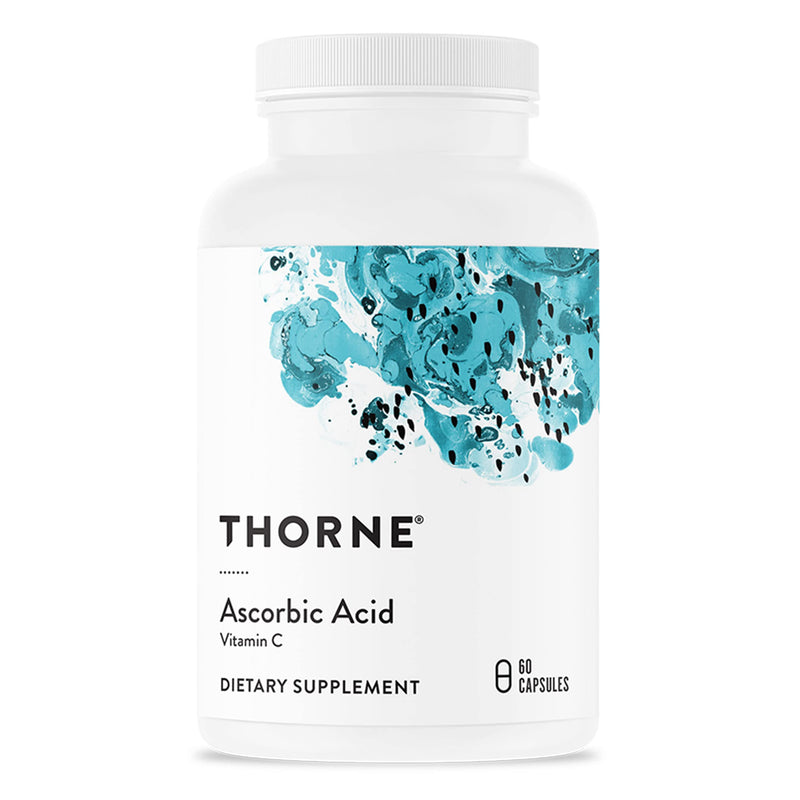 THORNE - Immune & Wellness Support Bundle - Asorbic Acid & Vitamin D-5000 - Antioxidant & Immune Function - 60 Servings