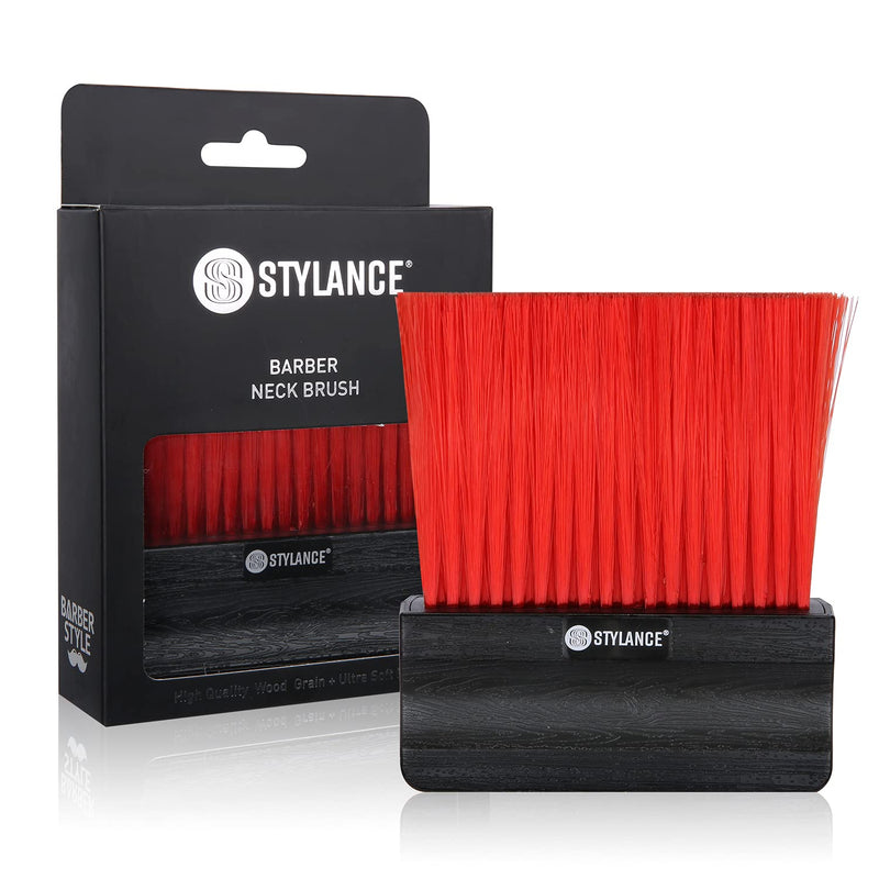 Barber Neck Duster Brush for Hair Cutting, Soft Household Hair Neck Cleaning Brush, Professional Salon Tool (Black Brown)