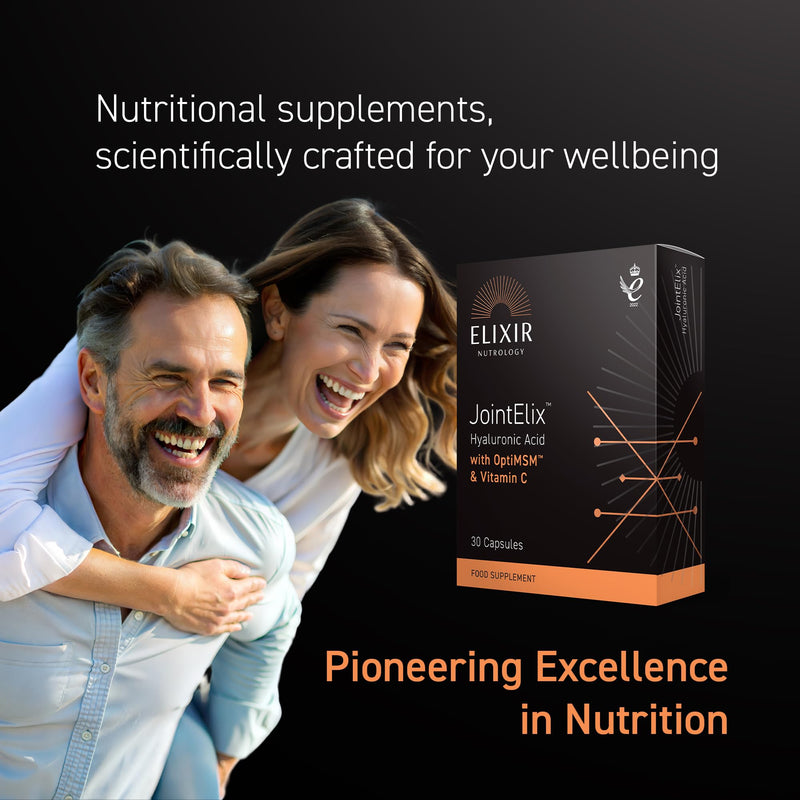 Joint Health Support Capsules | Hyaluronic Acid, Vitamin C & OptiMSM | Supports Normal Collagen Formation for Cartilage | Daily Joint & Mobility Nutrition for Adults | 30 Vegan Capsules | UK Made