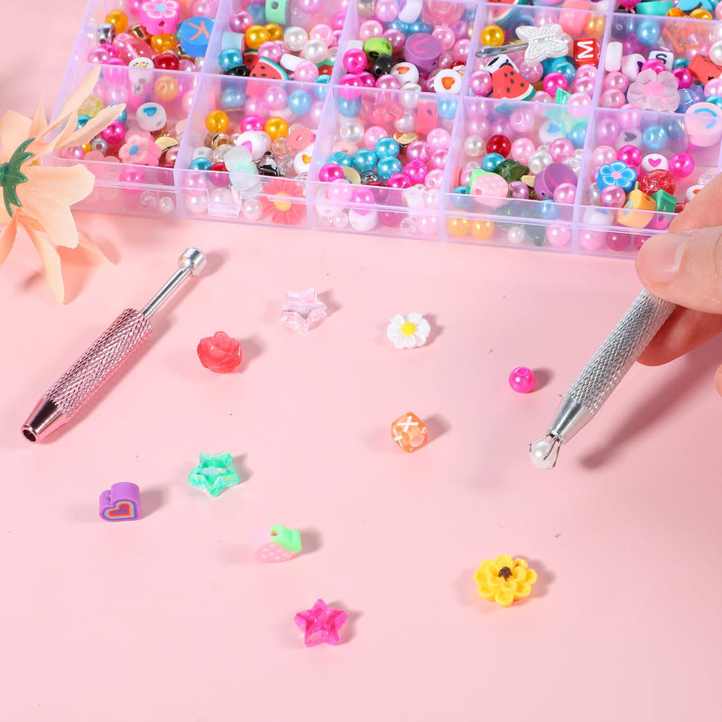 [Australia] - cobee 2 Pcs Piercing Ball Grabber Tool, Piercing Changing Tools 4-Claw Pick Up Piercing Ball Holder, Gem Tweezers Piercing Jewelry for Jewelry Craft Small Parts Pickup(Silver+Pink) Silver+Pink 