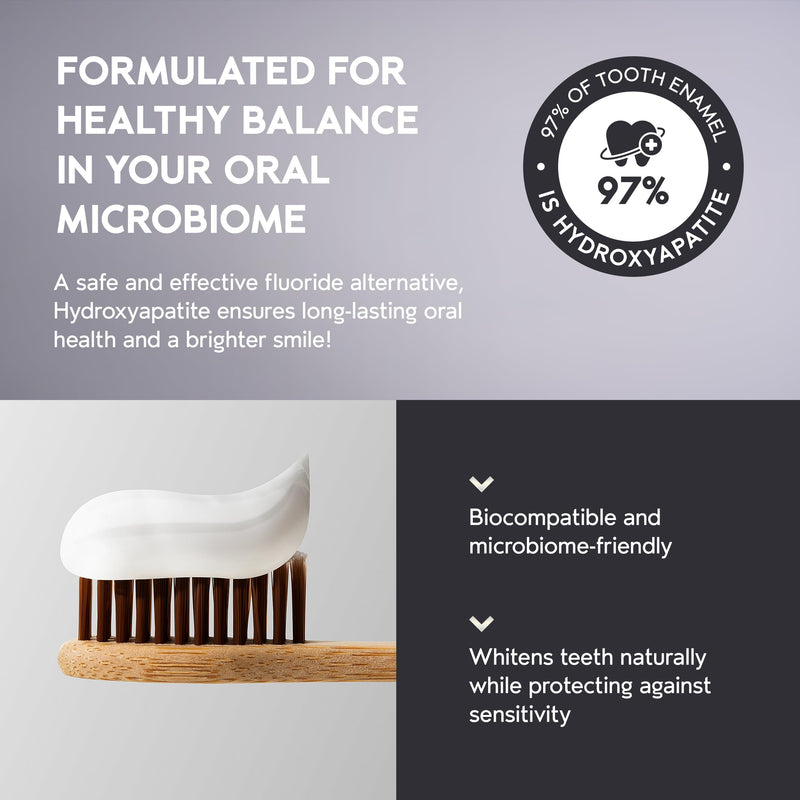 [Australia] - InoPro Natural Whitening Hydroxyapatite Toothpaste with Probiotic for Sensitive Teeth, Fluoride Free Enamel Repair Remineralizing Toothpaste, SLS Free, Baking Soda, Coconut Oil, 5oz 