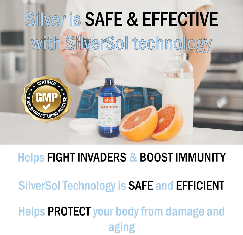 [Australia] - Silver Biotics Liquid 30 PPM Patented Multivalent SilverSol Technolology | Bio-Hacking Immune Building Natural Support |4 oz. Dropper 4 Fl Oz (Pack of 1) 