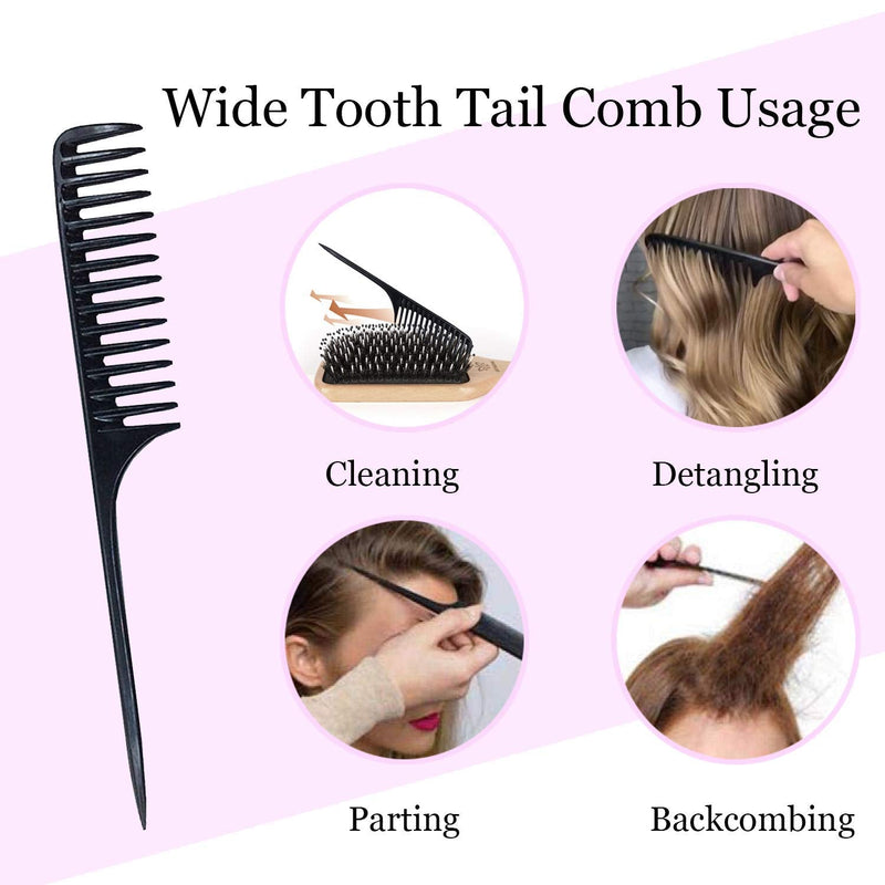 Boar Bristle Hair Brush and Comb Set for Women Men Kids, Best Natural Wooden Paddle Hairbrush and Small Travel Styling Brush for Wet or Dry Hair Detangling Smoothing Massaging wooden2