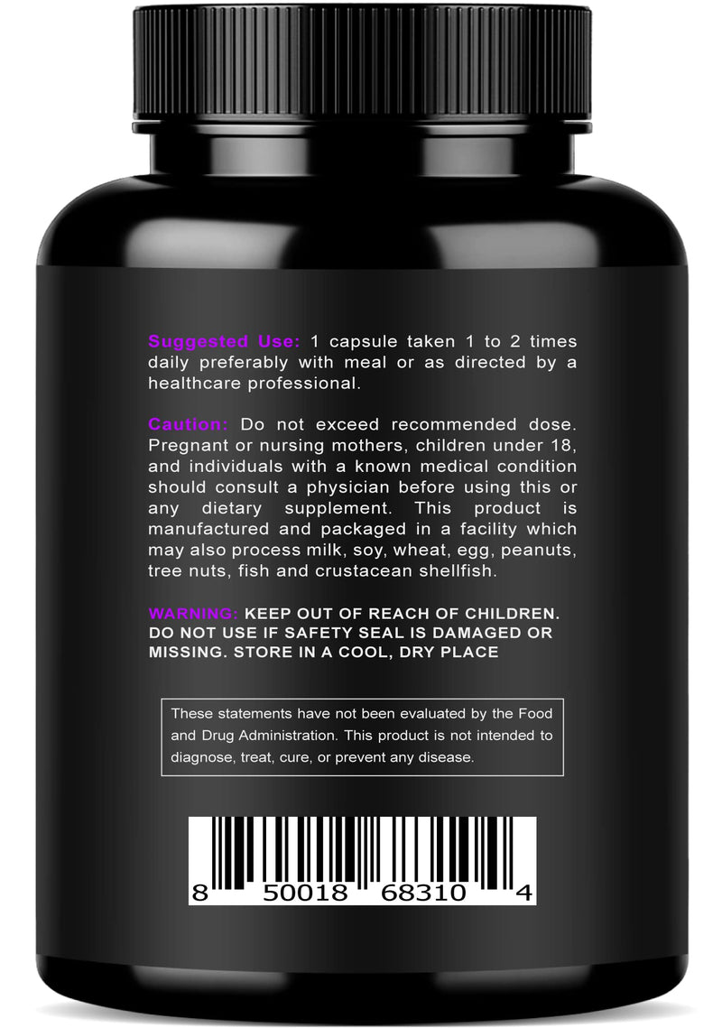 Magnesium Complex and Omega 3 Fish Oil - Magnesium Citrate 500MG – Fish Oil 2000mg, 800mg EPA and 600mg DHA - Muscle Relaxation, Sleep and Energy, Bone Health, Brain, and Heart