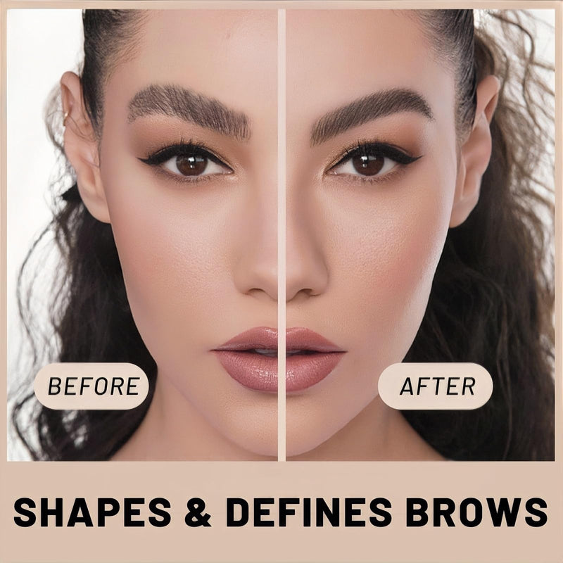 [Australia] - Stainless Steel Eyebrow Razor - Face Razors with Travel Cover & 10 Refill Blades, Eyebrow Brush - Help Exfoliate and Smooth Skin for Eyebrow, Leg, BIKINI, Facial, Beard Remove - L 