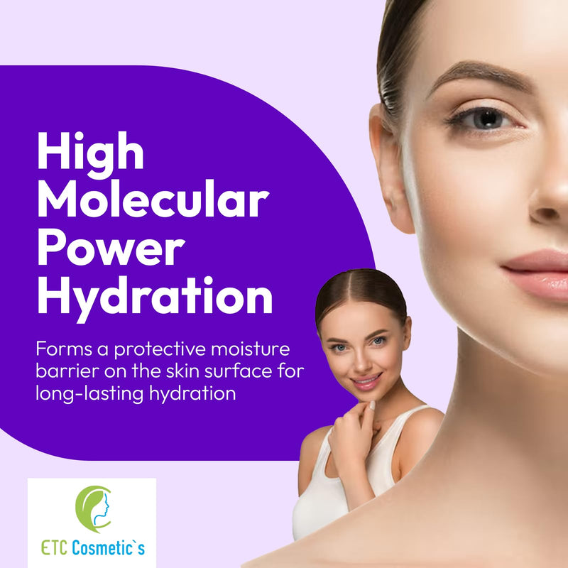 HYALURONIC Acid Powder - 5g HMW (HIGH Molecular Weight) 100% Natural and Strong Anti-Aging, Anti-Wrinkle Filler