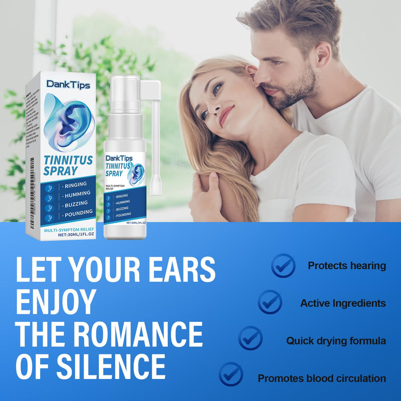 [Australia] - Tinnitus Relief for Ringing Ears, Tinnitus Relief Spray, Ringing Treatment for Ear Noise & Interference, Improves Hearing 1 Fl Oz (Pack of 1) 