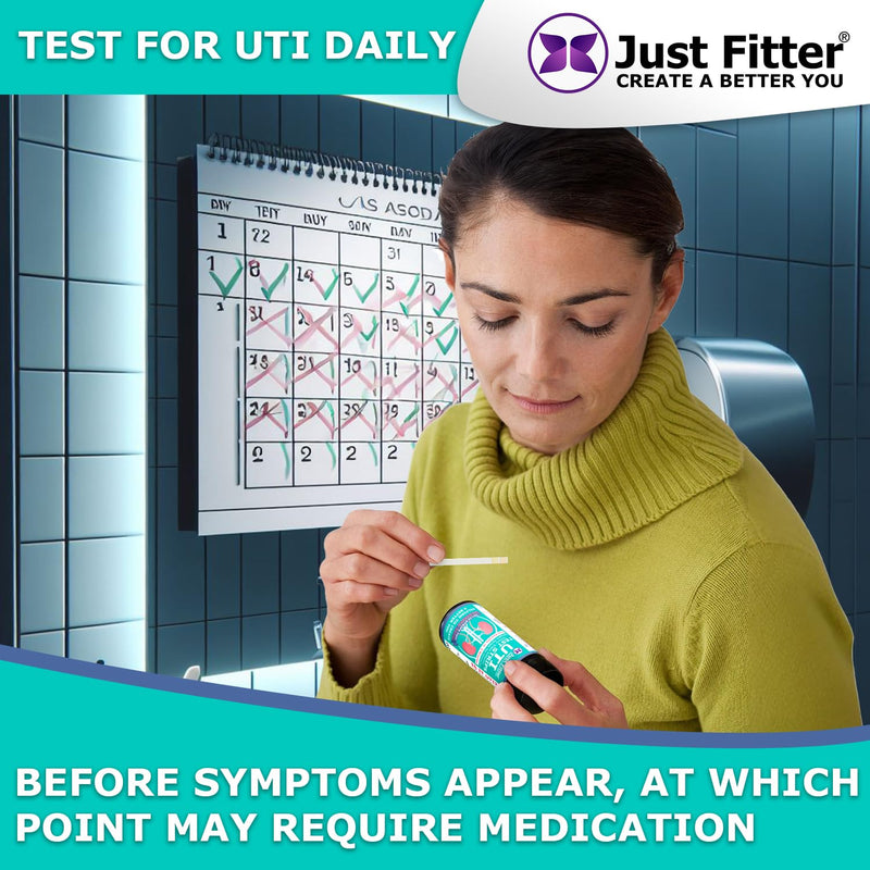 [Australia] - UTI Urine Test Strips. Urinary Tract Infection Strip. Simple, Fast and Accurate Results. Urinalysis Home Testing Stick Kit for Nitrite and Leukocytes. 1 Bottle 