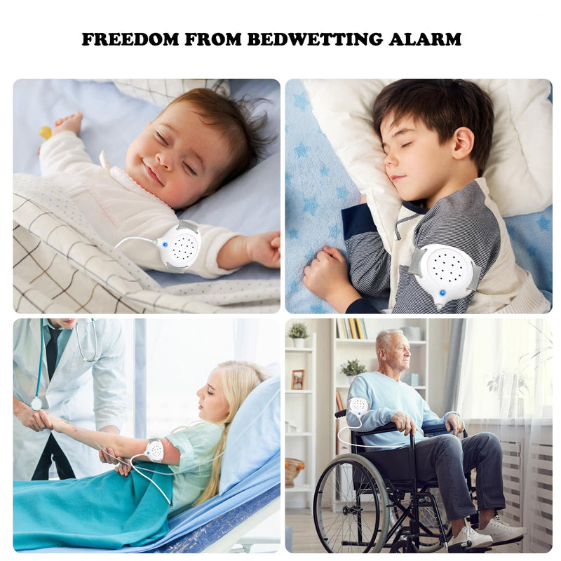 [Australia] - Bedwetting Alarm, Pee Alarm for Bedwetting, Potty Alarm Bedwetting for Kids with High Sensitivity, 2 Working Modes, Loud Sound & Strong Vibration 