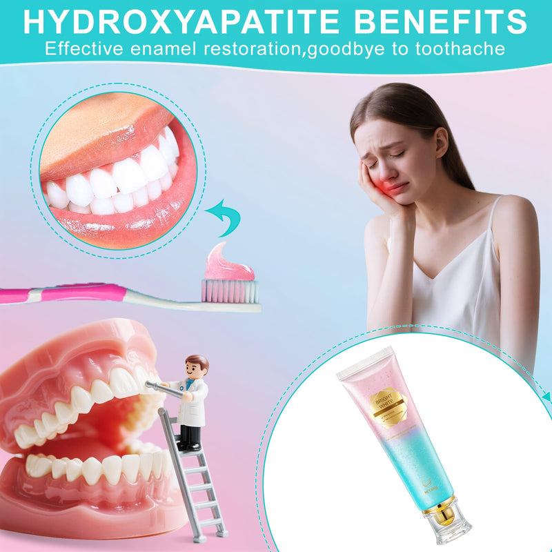 Niacinamide Whitening Toothpaste Natural Mild and Non-Irritating Nicotinamide White Toothpaste Prevents Tooth Decay Freshens Breath, and Promotes Oral Health 1