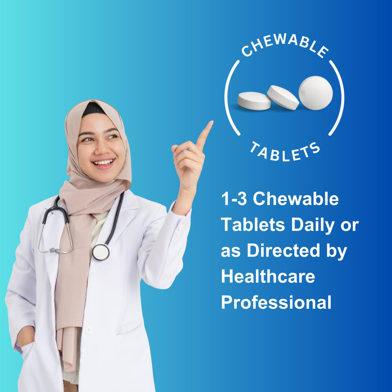 Halal Vitamin D3 with K2 Chewable Tablets - Vitamin D 2000 iu + Menaquinone-7 (MK7) | Supports Heart Health, Bones, and Muscles Health | 90 Count for Men and Women